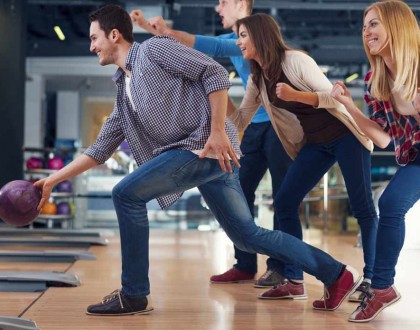 Bowling with friends